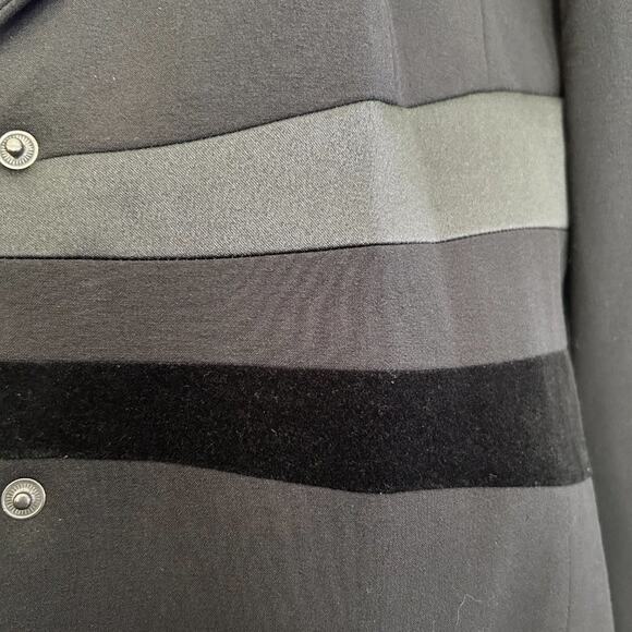 Apostrophe Essentials Blazer Tuxedo Style Black Womens 14 - Picture 6 of 6